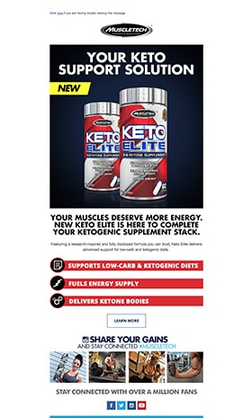 Product Feature Email - MuscleTech
