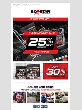 Promo Email - Six Star Pro